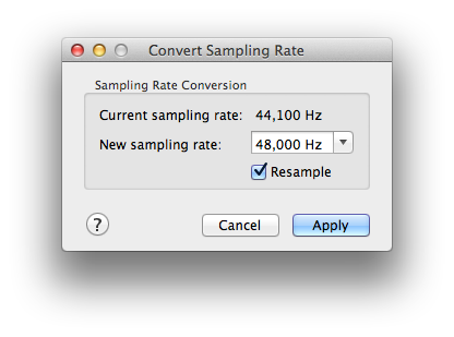 The sampling rate converter