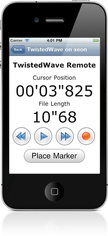 The TwistedWave Remote