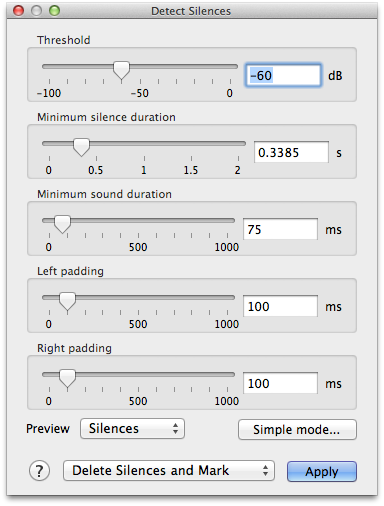 twistedwave .wav file to text